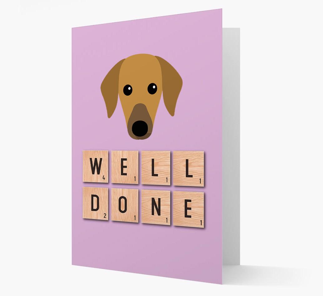 'Well Done' {breedFullName} Card