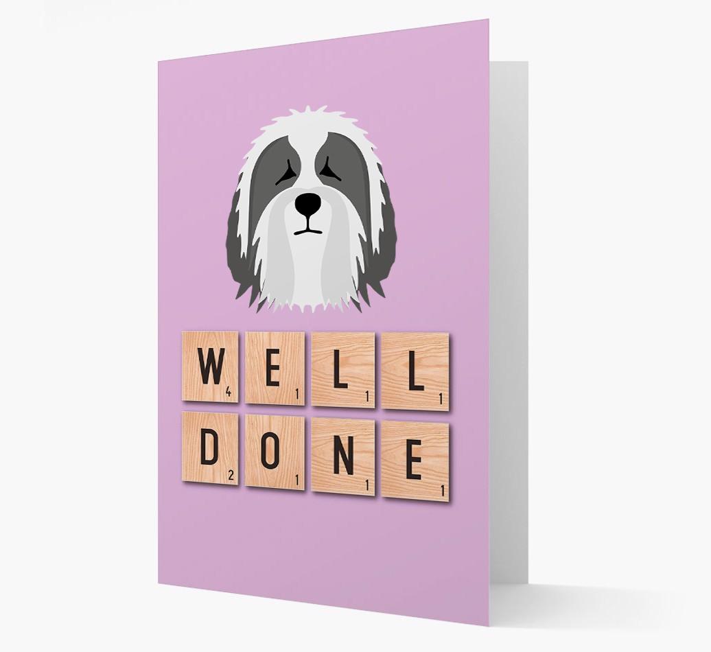 'Well Done' {breedFullName} Card