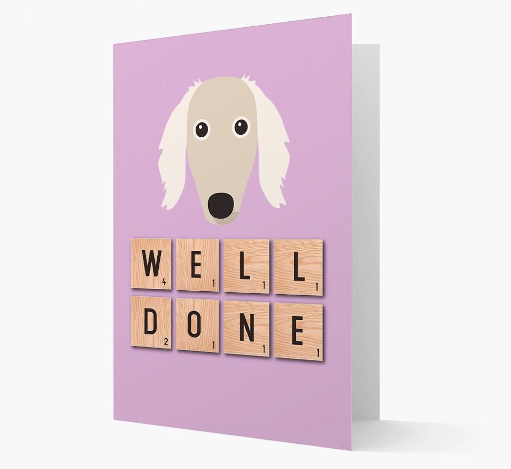 'Well Done' {breedFullName} Card