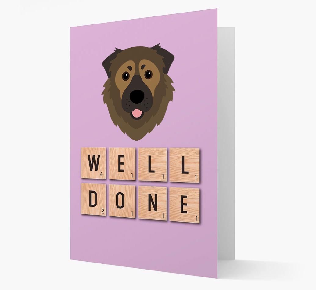 'Well Done' {breedFullName} Card