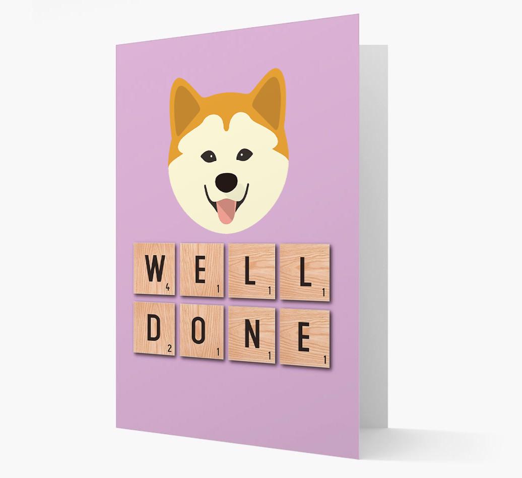 'Well Done' {breedFullName} Card