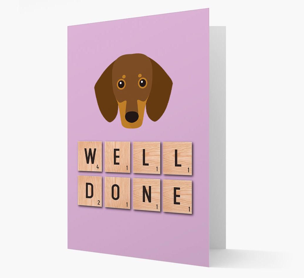 'Well Done' {breedFullName} Card