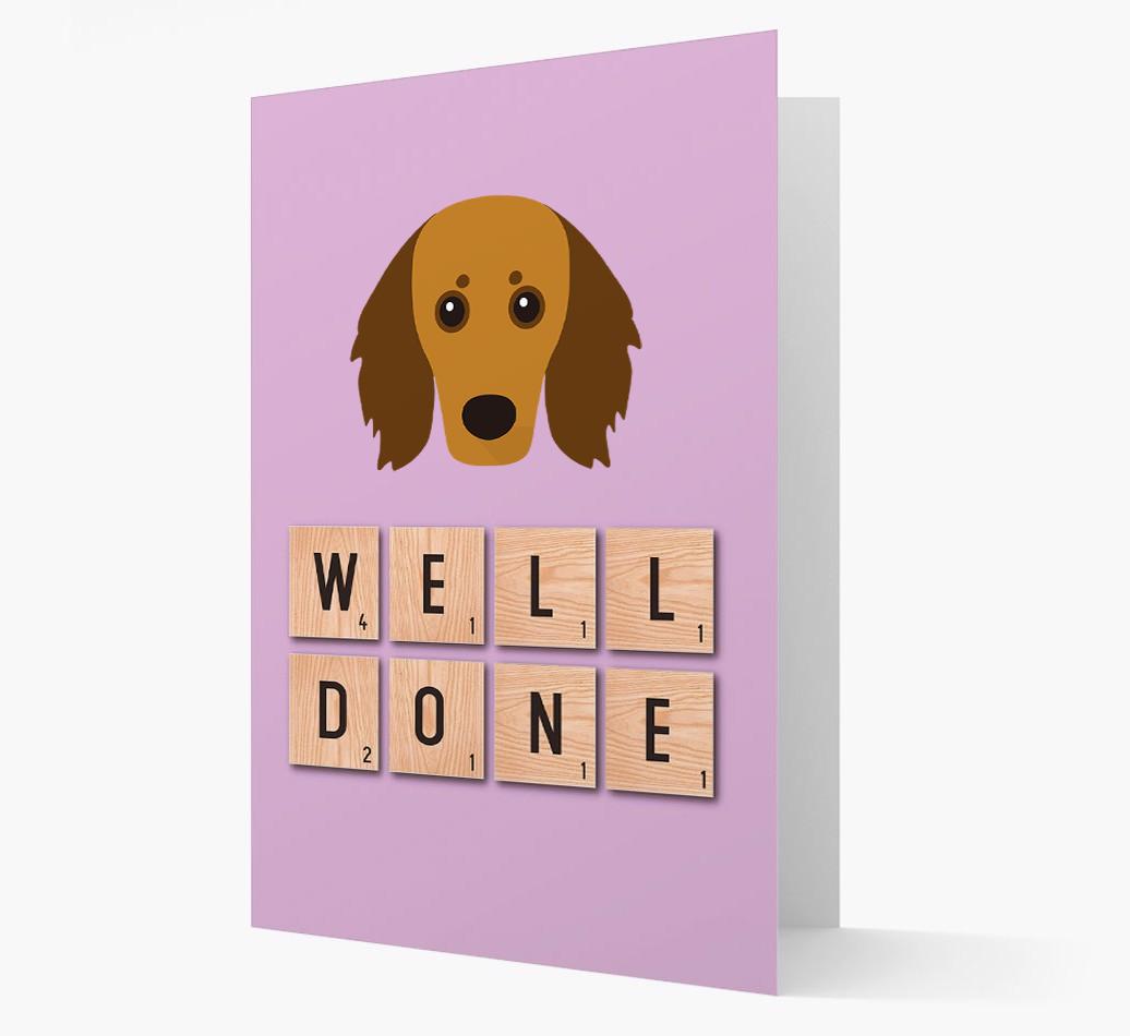 'Well Done' {breedFullName} Card