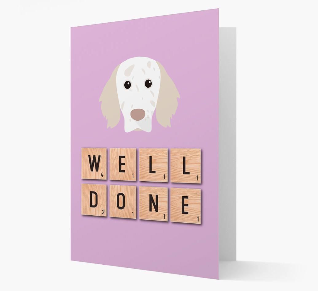 'Well Done' {breedFullName} Card