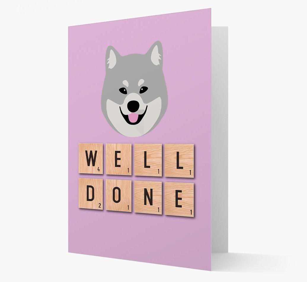 'Well Done' {breedFullName} Card