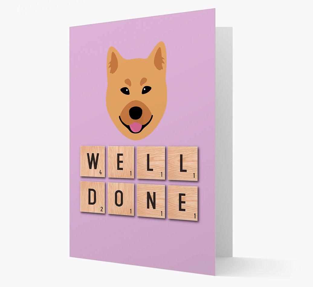 'Well Done' {breedFullName} Card