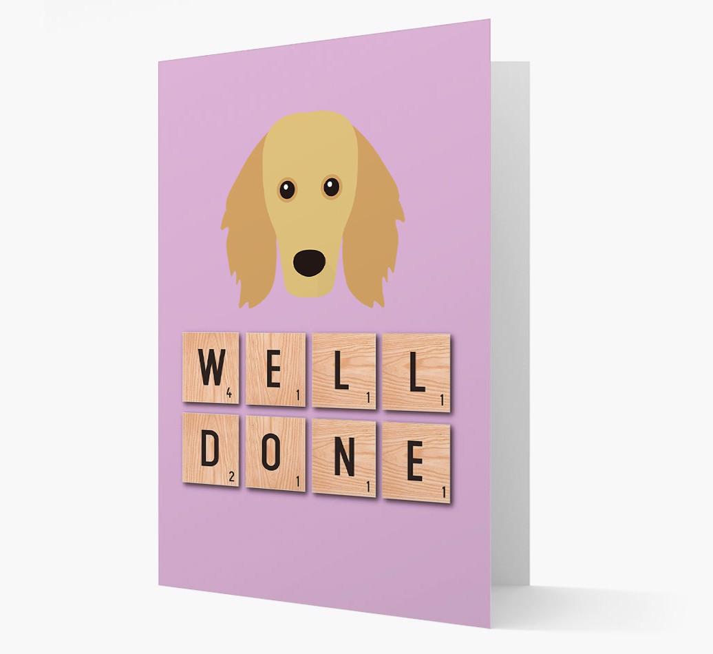 'Well Done' {breedFullName} Card