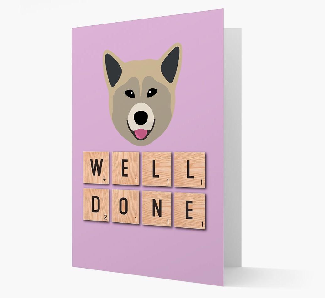 'Well Done' {breedFullName} Card