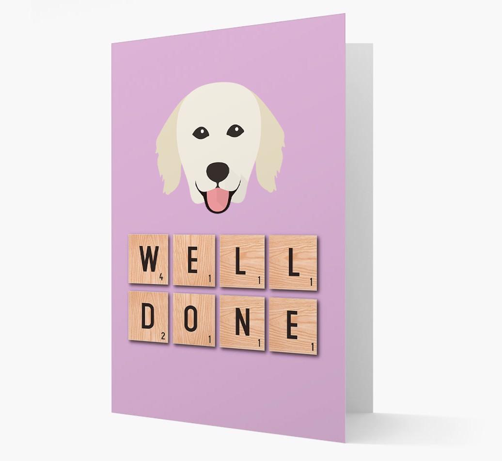 'Well Done' {breedFullName} Card