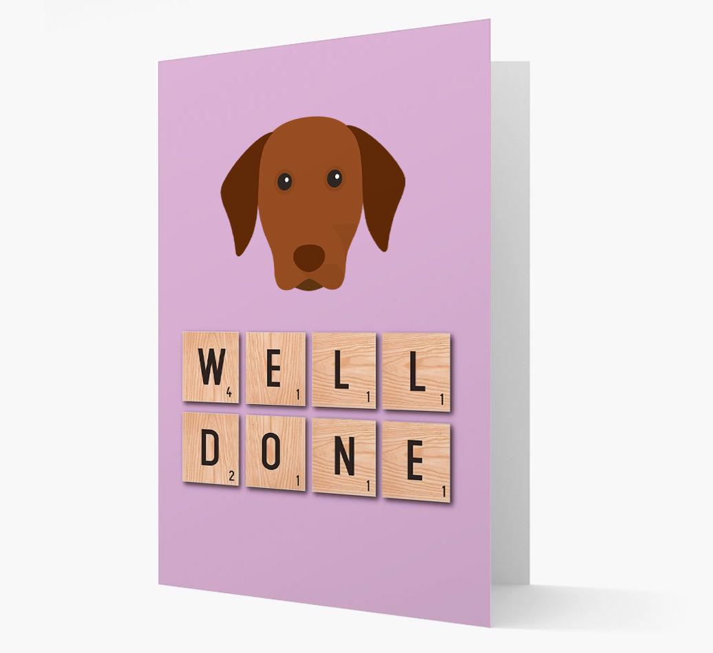 'Well Done' {breedFullName} Card