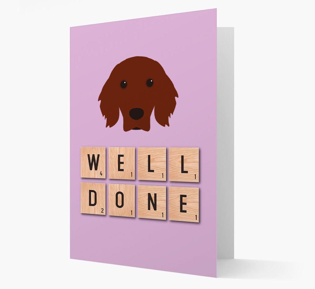 'Well Done' {breedFullName} Card