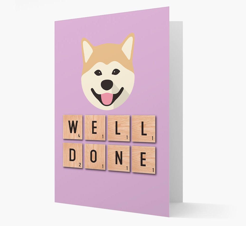 'Well Done' {breedFullName} Card