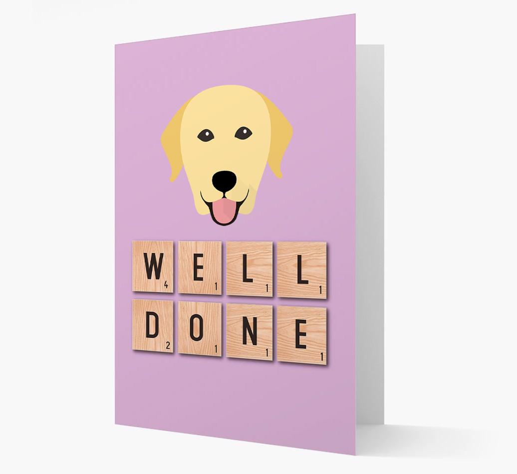 'Well Done' {breedFullName} Card