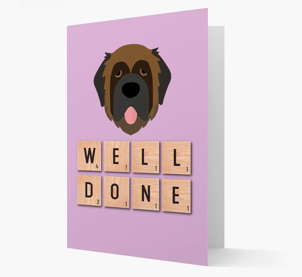 'Well Done' {breedFullName} Card
