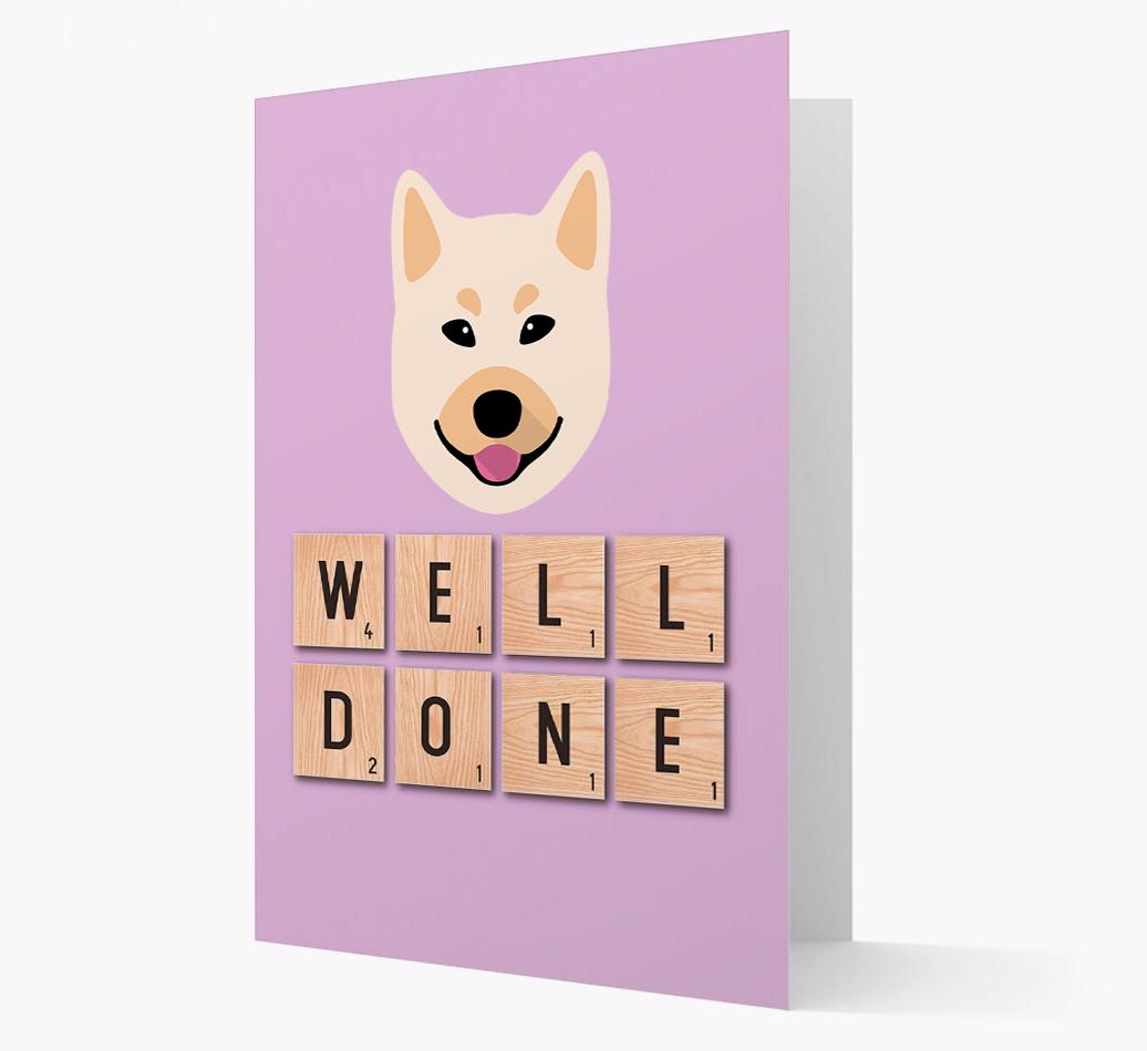 'Well Done' {breedFullName} Card