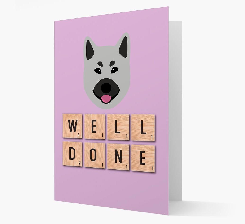 'Well Done' {breedFullName} Card
