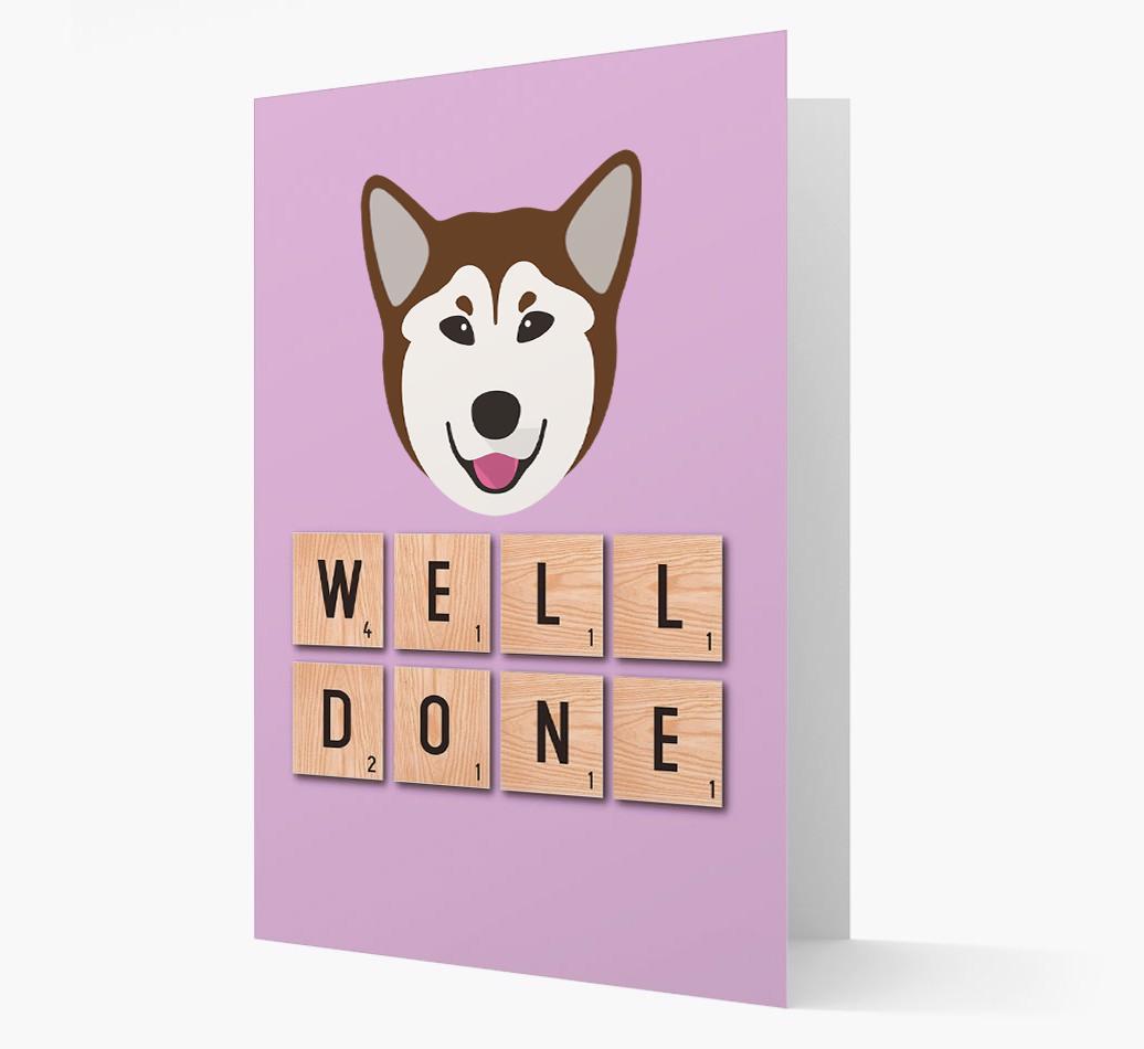 'Well Done' {breedFullName} Card