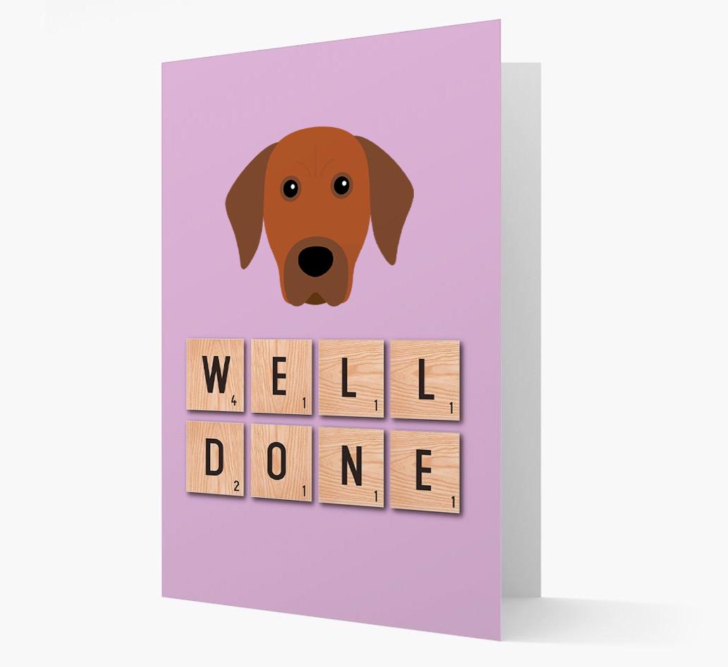 'Well Done' {breedFullName} Card