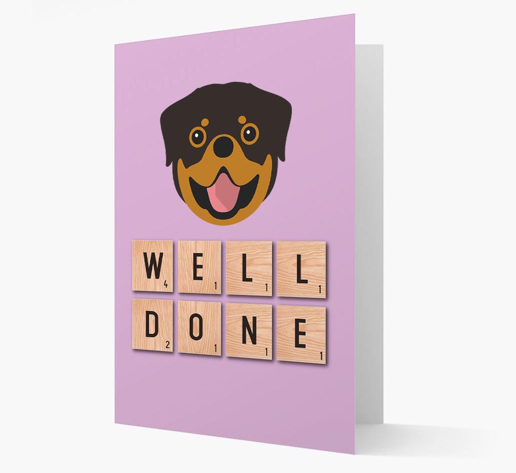 'Well Done' {breedFullName} Card