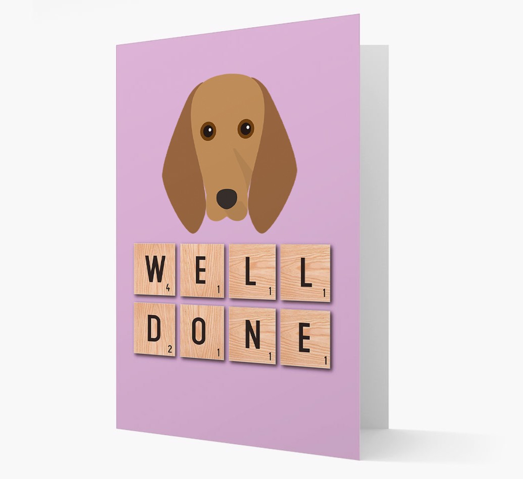 'Well Done' {breedFullName} Card