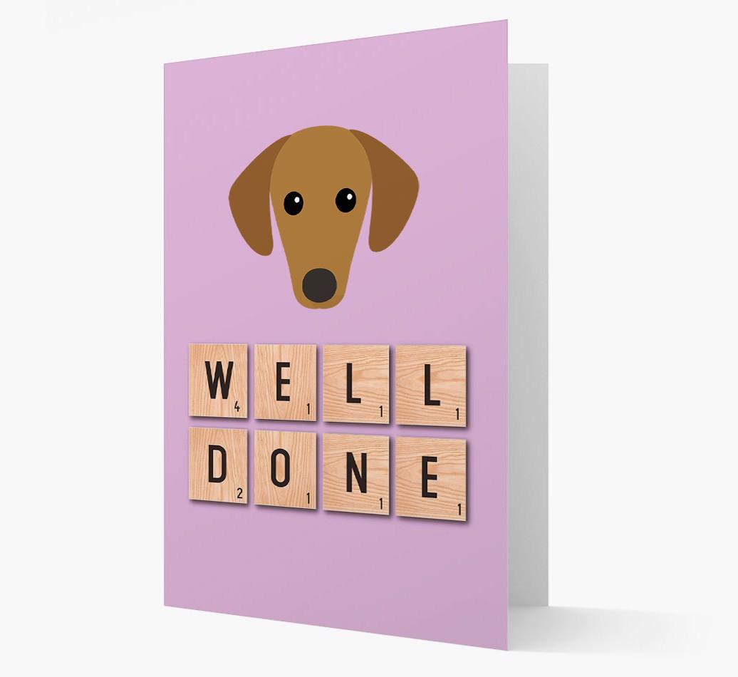 'Well Done' {breedFullName} Card