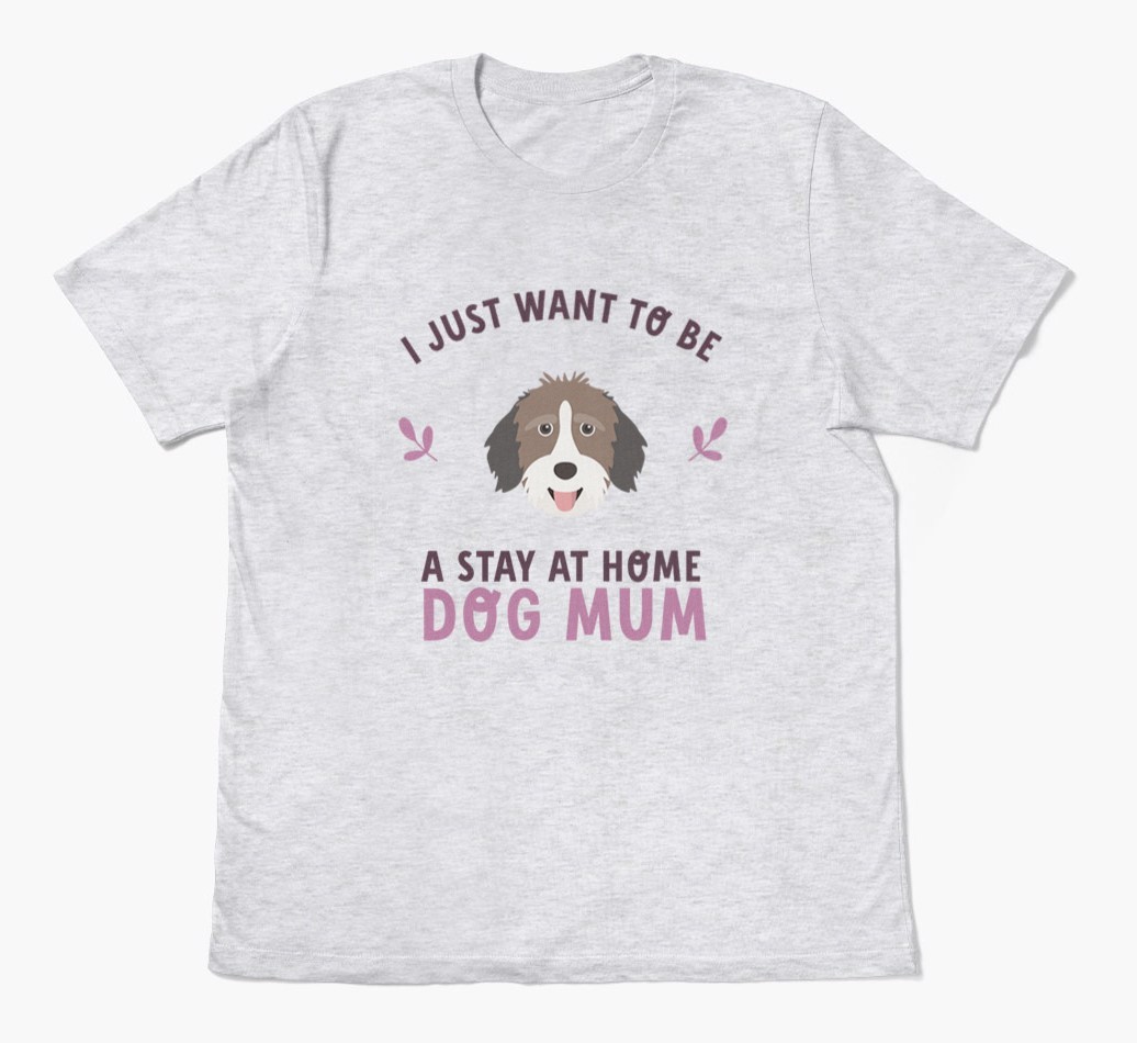 Stay at Home Dog Mum: Personalised {breedFullName} T-Shirt