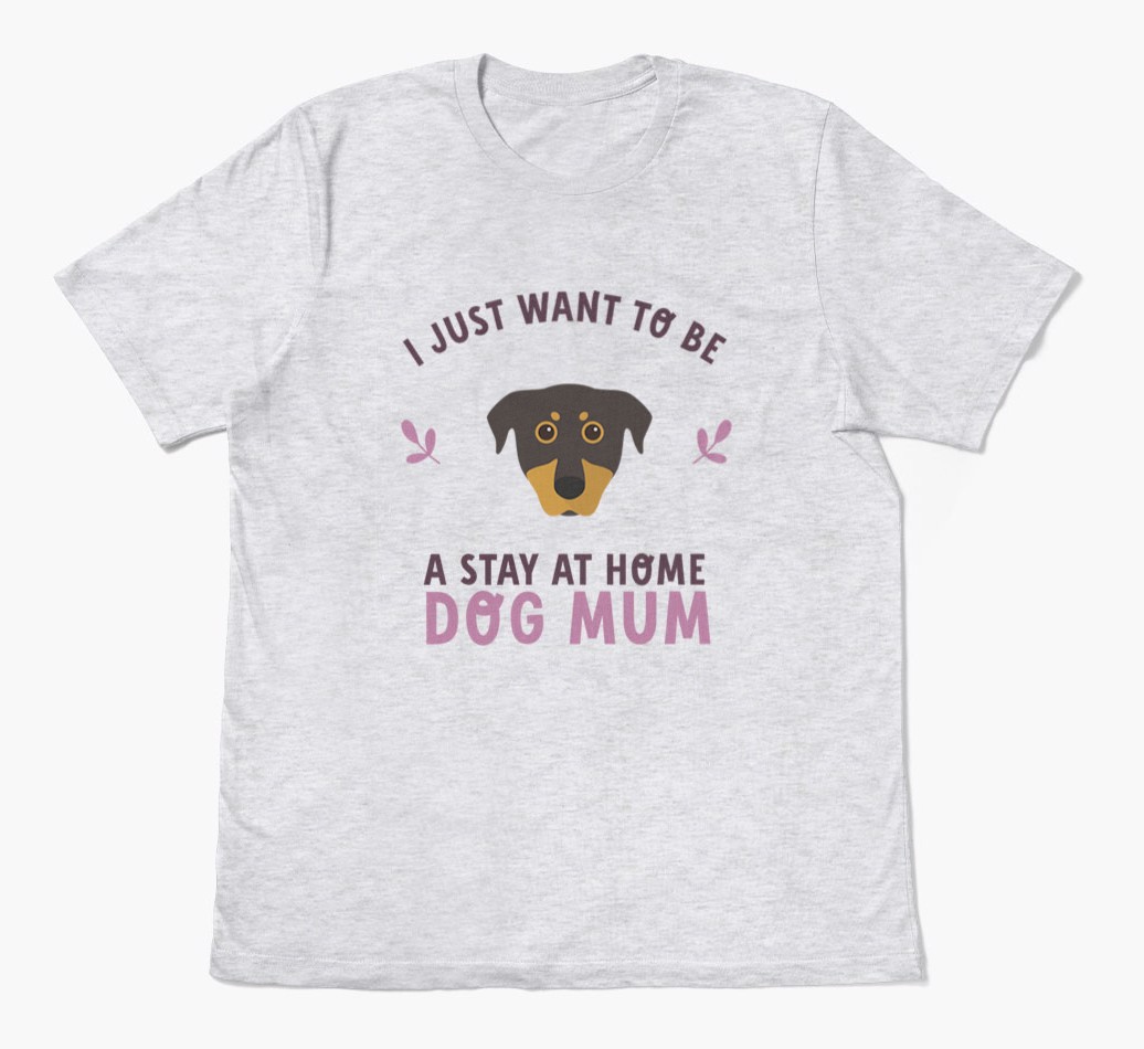 Stay at Home Dog Mum: Personalised {breedFullName} T-Shirt
