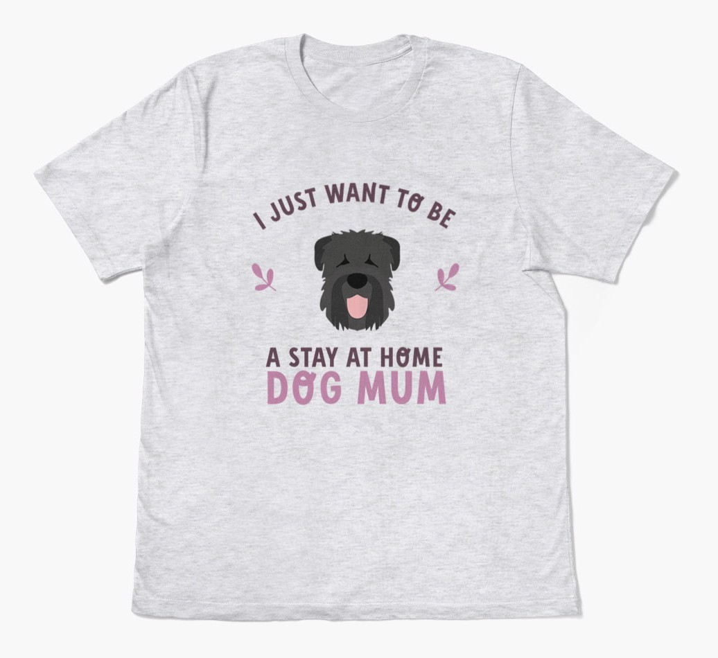 Stay at Home Dog Mum: Personalised {breedFullName} T-Shirt
