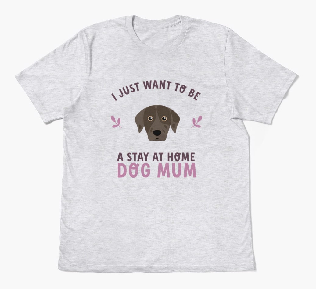 Stay at Home Dog Mum: Personalised {breedFullName} T-Shirt