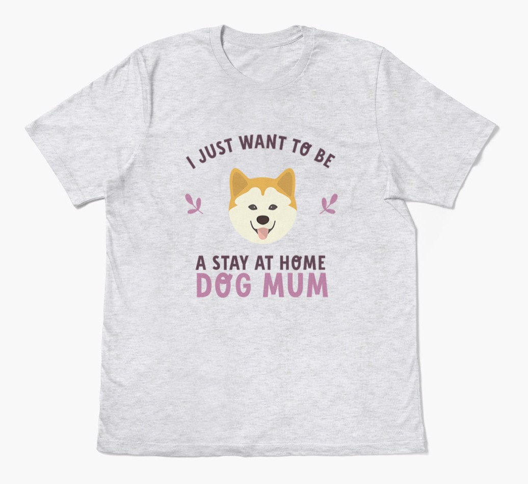 Stay at Home Dog Mum: Personalised {breedFullName} T-Shirt