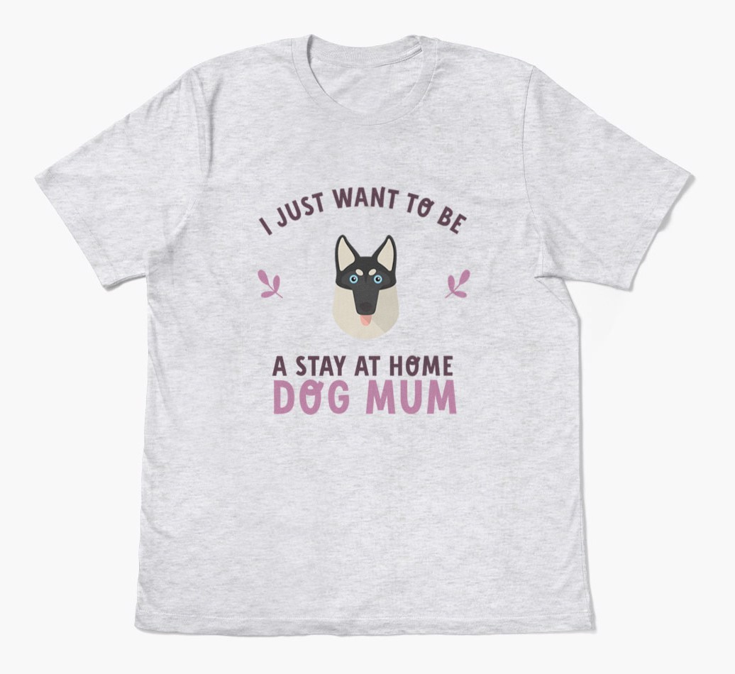 Stay at Home Dog Mum: Personalised {breedFullName} T-Shirt
