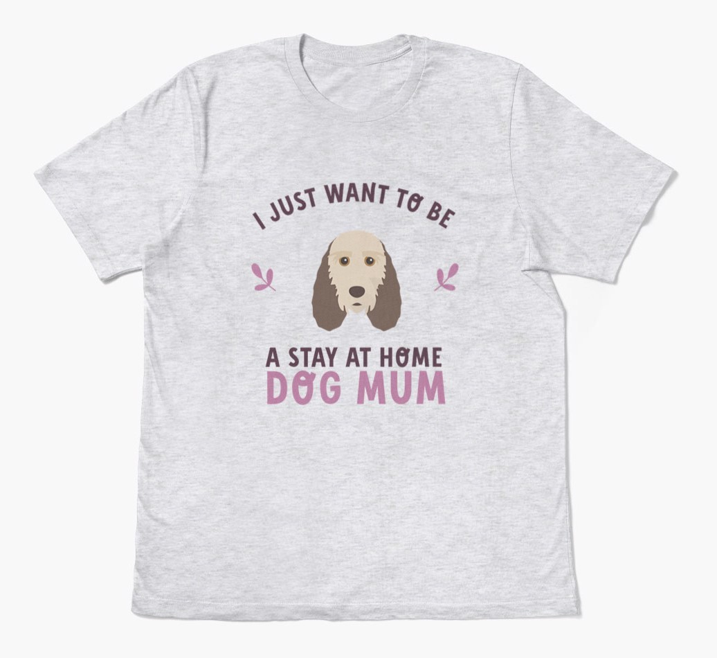 Stay at Home Dog Mum: Personalised {breedFullName} T-Shirt