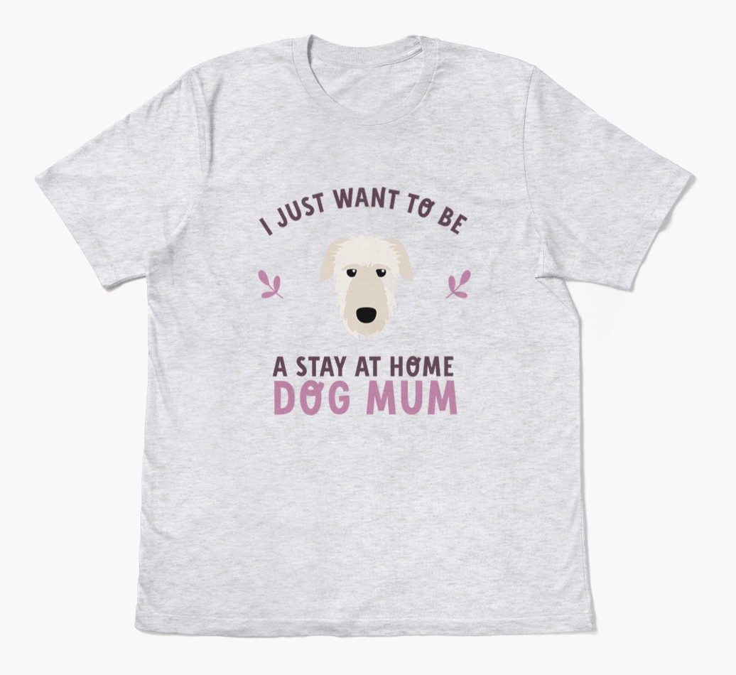 Stay at Home Dog Mum: Personalised {breedFullName} T-Shirt