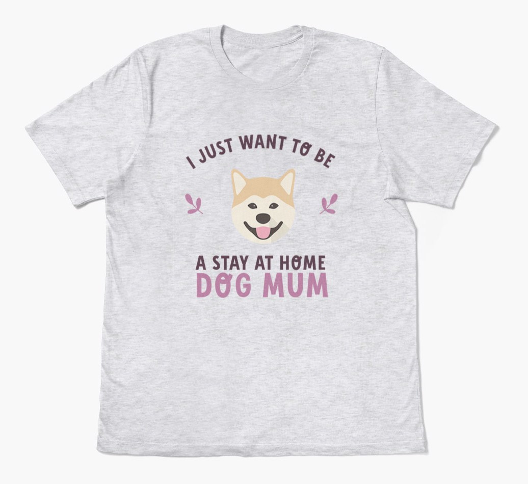 Stay at Home Dog Mum: Personalised {breedFullName} T-Shirt