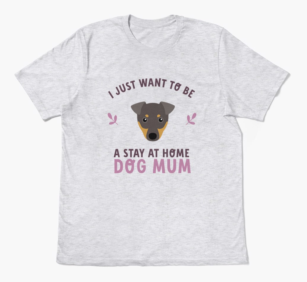 Stay at Home Dog Mum: Personalised {breedFullName} T-Shirt