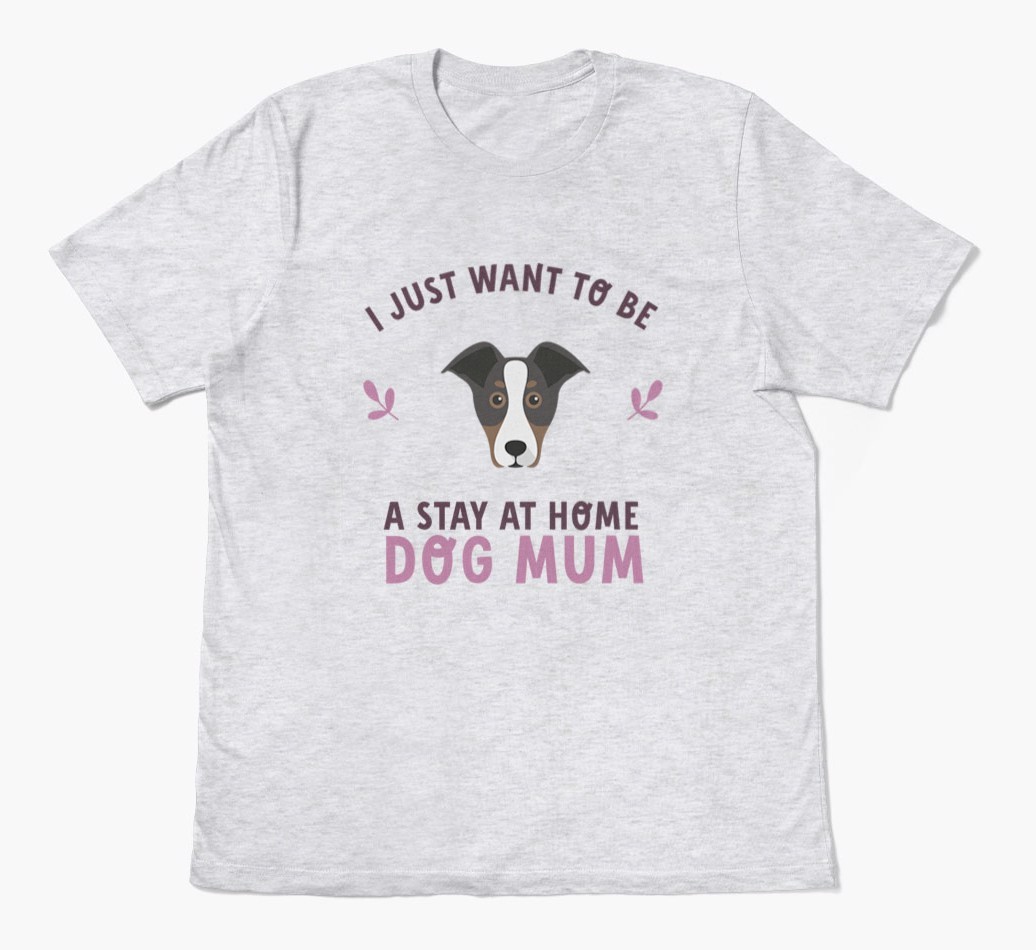 Stay at Home Dog Mum: Personalised {breedFullName} T-Shirt