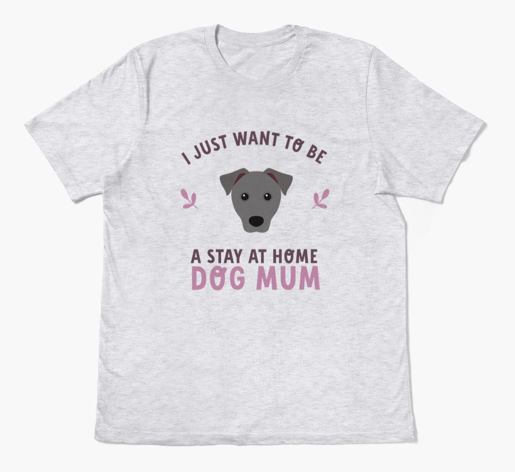 Stay at Home Dog Mum: Personalised {breedFullName} T-Shirt