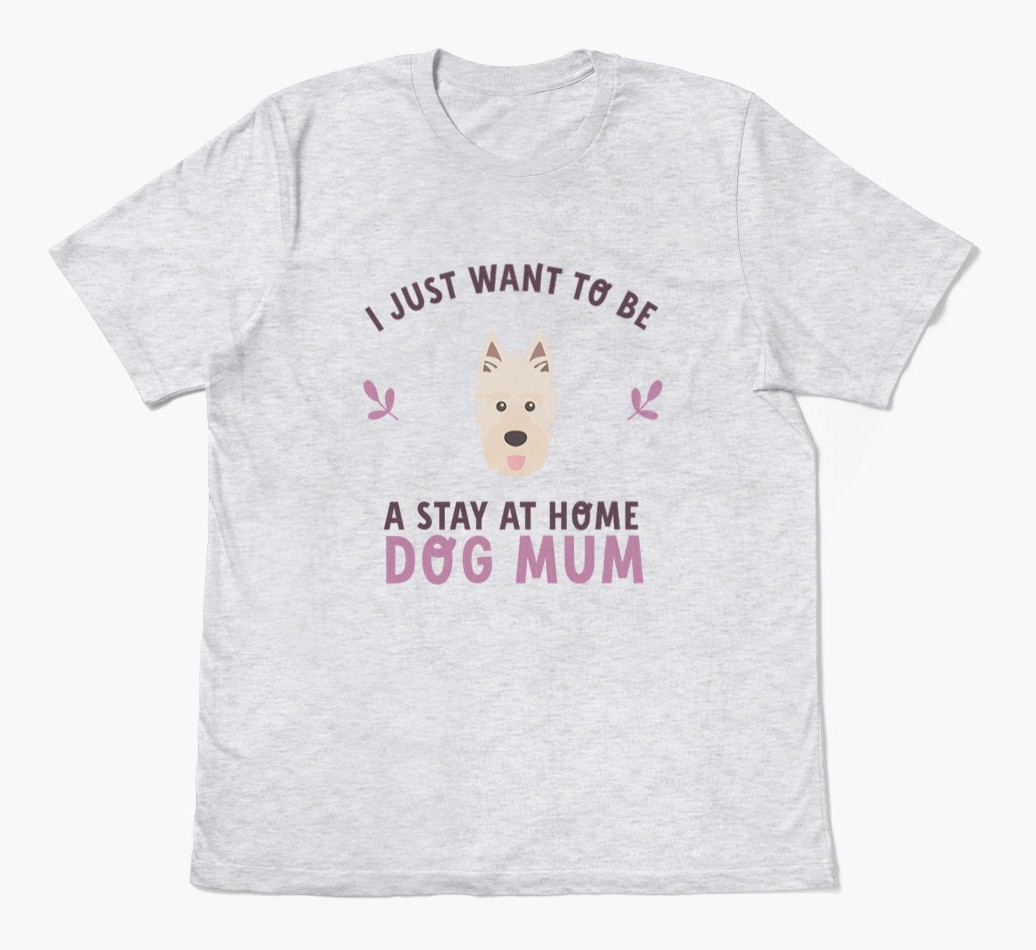 Stay at Home Dog Mum: Personalised {breedFullName} T-Shirt