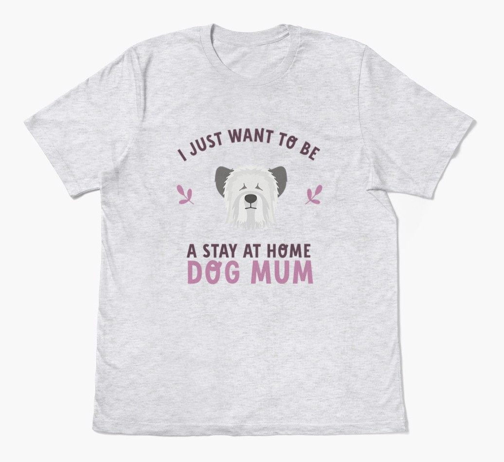 Stay at Home Dog Mum: Personalised {breedFullName} T-Shirt