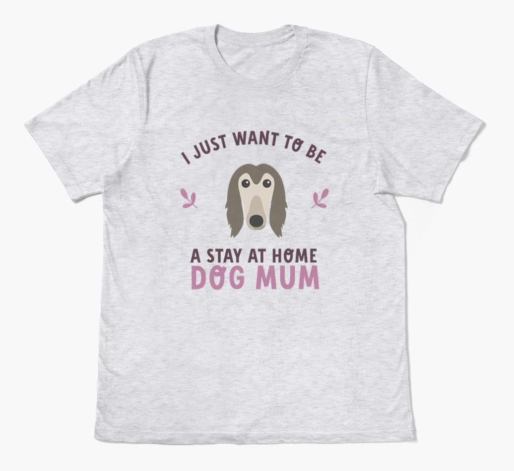 Stay at Home Dog Mum: Personalised {breedFullName} T-Shirt