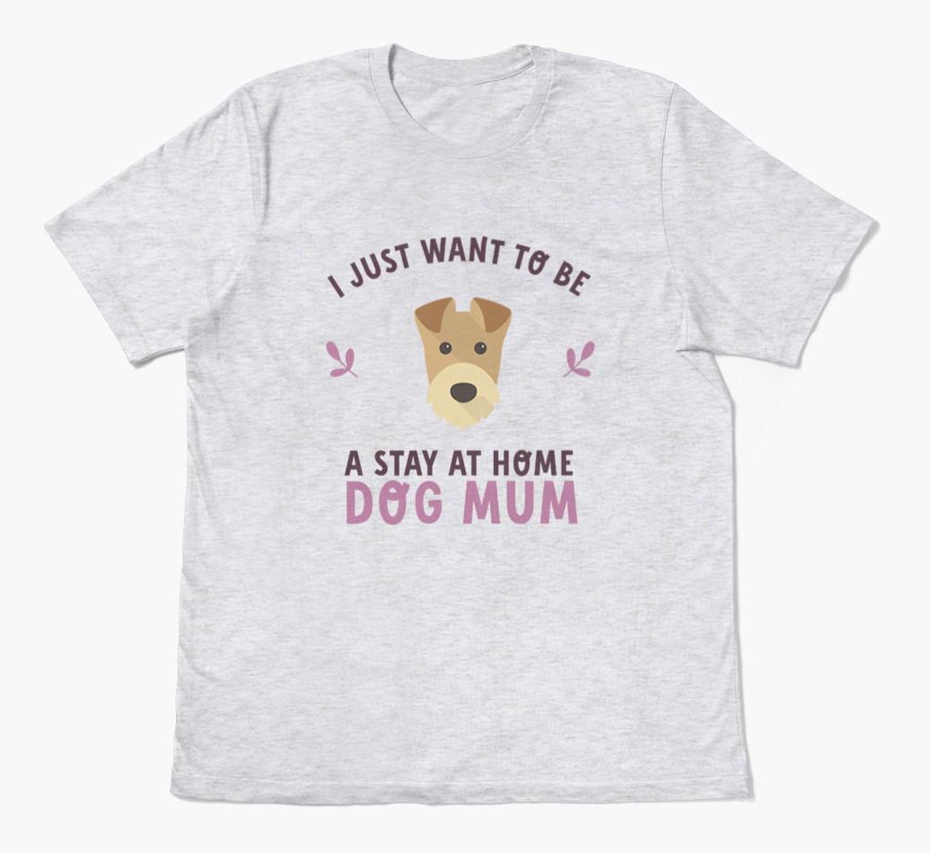 Stay at Home Dog Mum: Personalised {breedFullName} T-Shirt