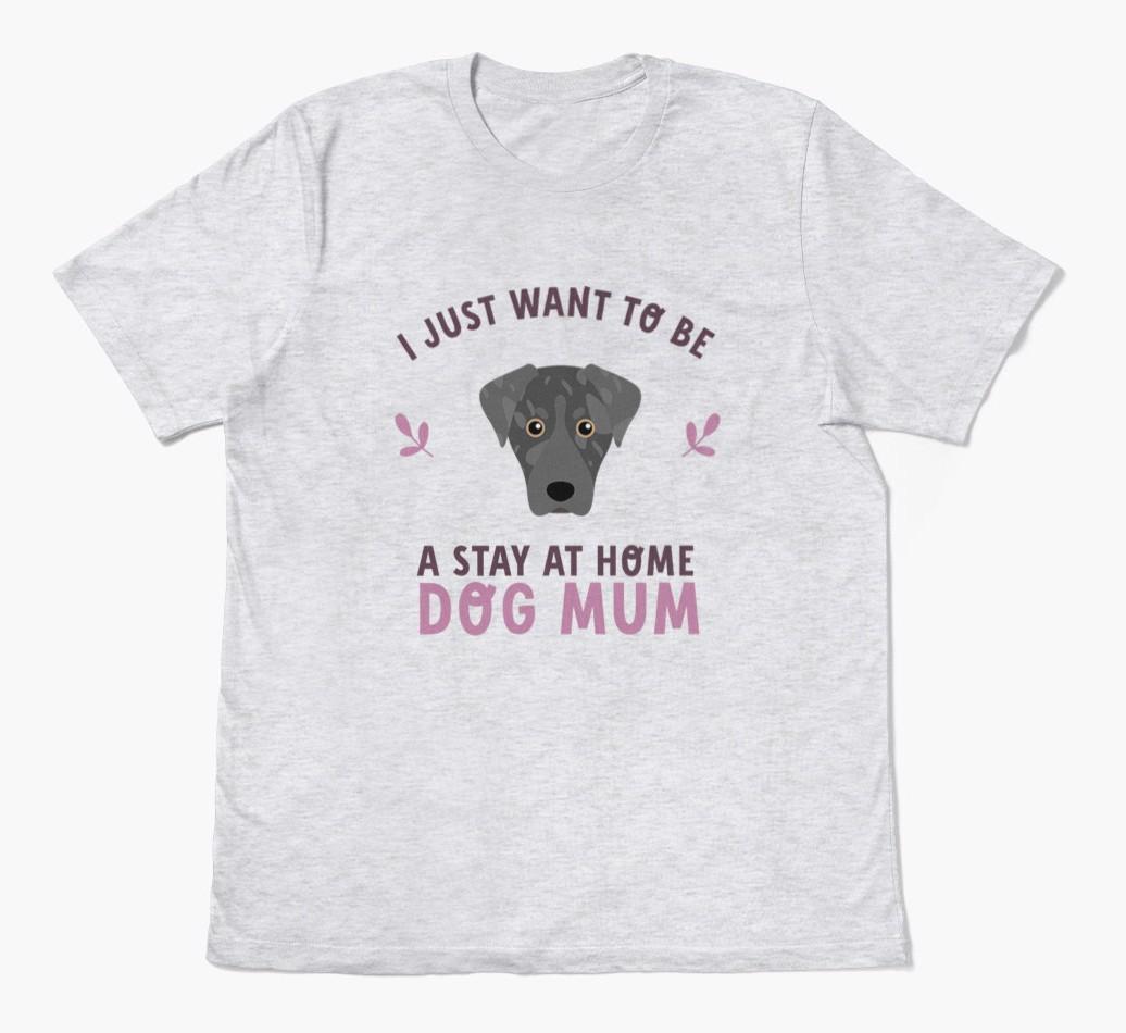 Stay at Home Dog Mum: Personalised {breedFullName} T-Shirt