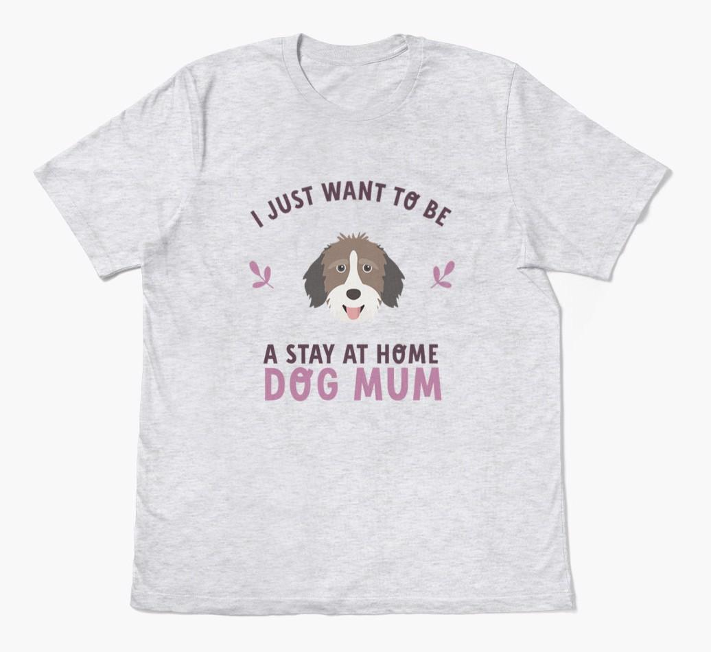 Stay at Home Dog Mum: Personalised {breedFullName} T-Shirt