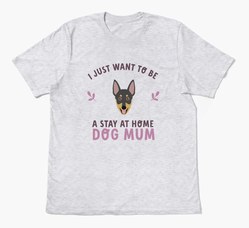 Stay at Home Dog Mum: Personalised {breedFullName} T-Shirt