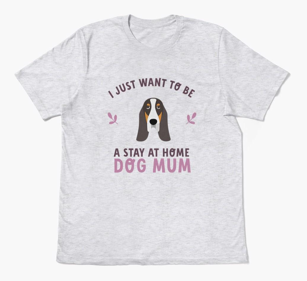 Stay at Home Dog Mum: Personalised {breedFullName} T-Shirt