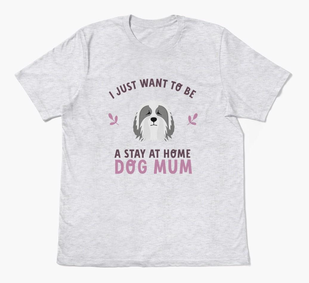 Stay at Home Dog Mum: Personalised {breedFullName} T-Shirt
