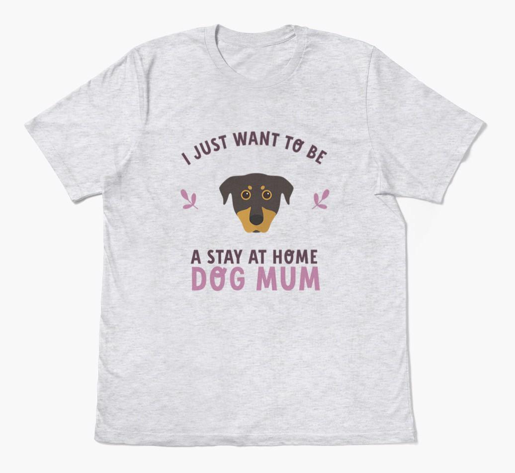 Stay at Home Dog Mum: Personalised {breedFullName} T-Shirt