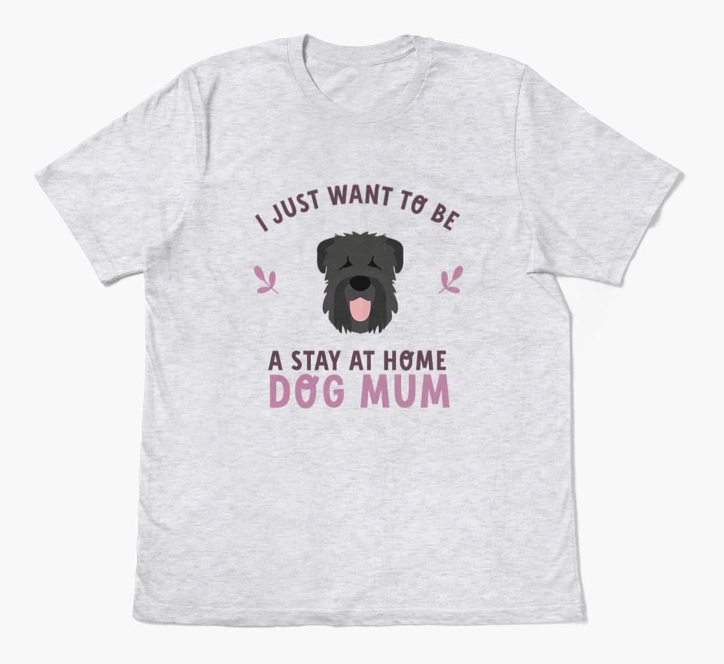 Stay at Home Dog Mum: Personalised {breedFullName} T-Shirt