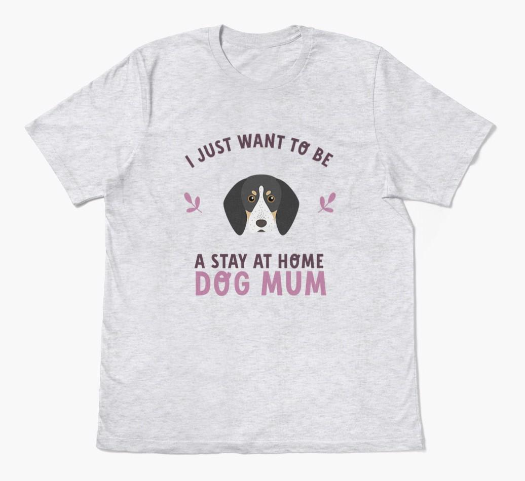 Stay at Home Dog Mum: Personalised {breedFullName} T-Shirt