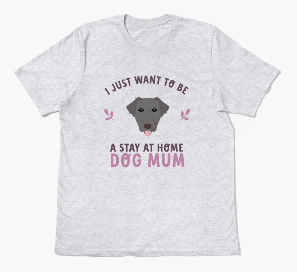 Stay at Home Dog Mum: Personalised {breedFullName} T-Shirt